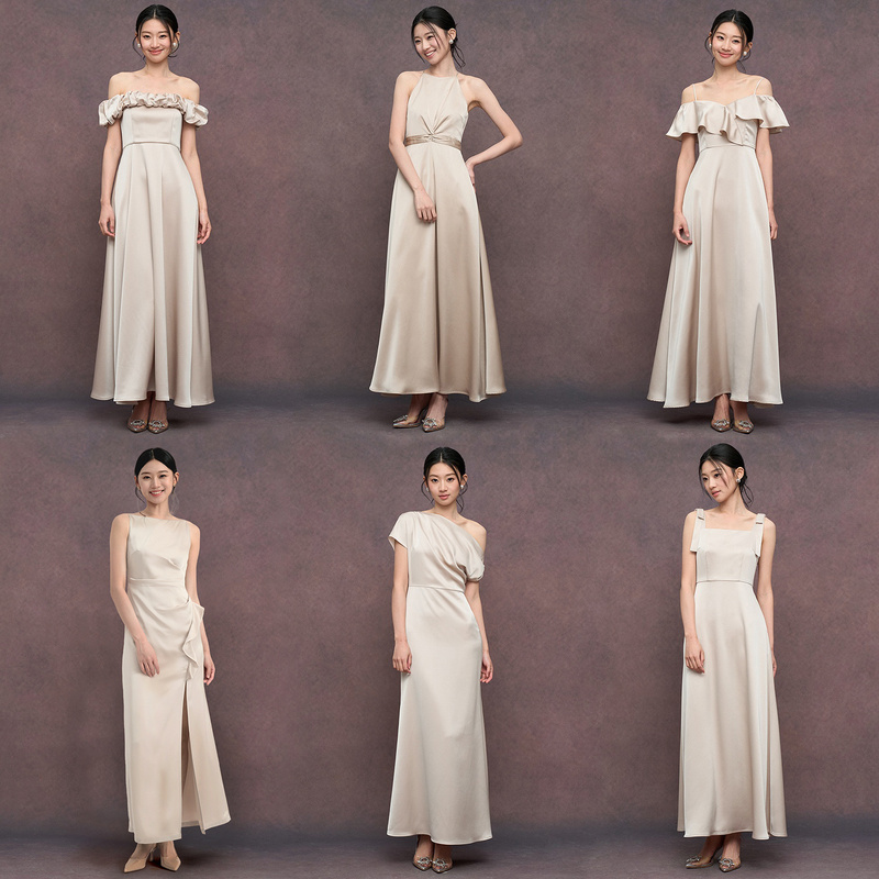 Fly Line - Luxe avondjurk voor dames, mouwloos, met