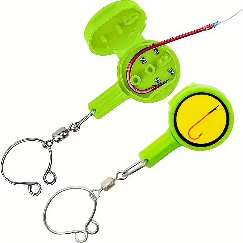 Fishing Line Dispenser - 2 stuks visgadgets: knoopgereedschap, gereedschap voor