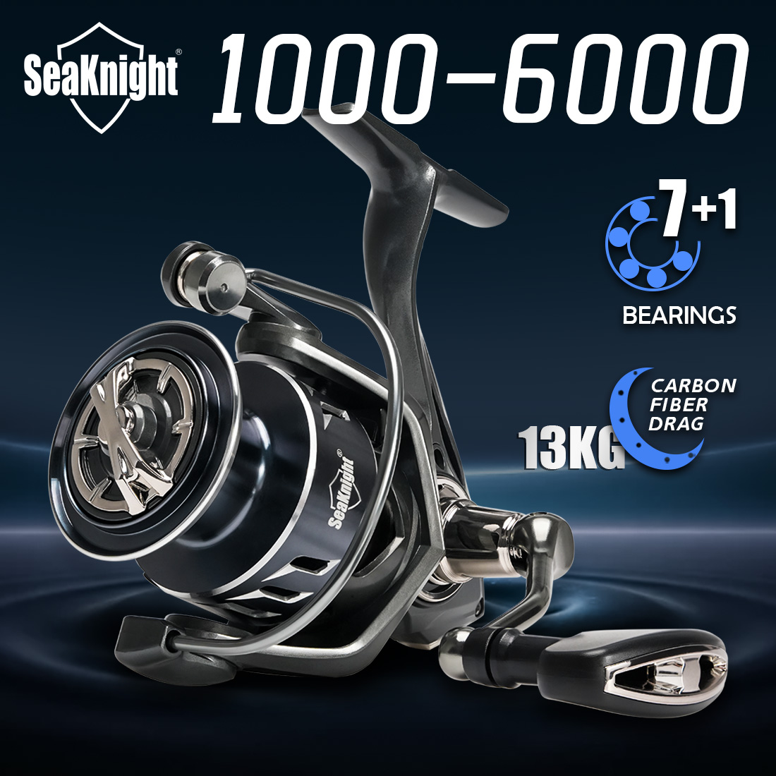 SeaKnight Merk SANGE Serie 100 - Kastking Reel Zephyr recensie en prijs