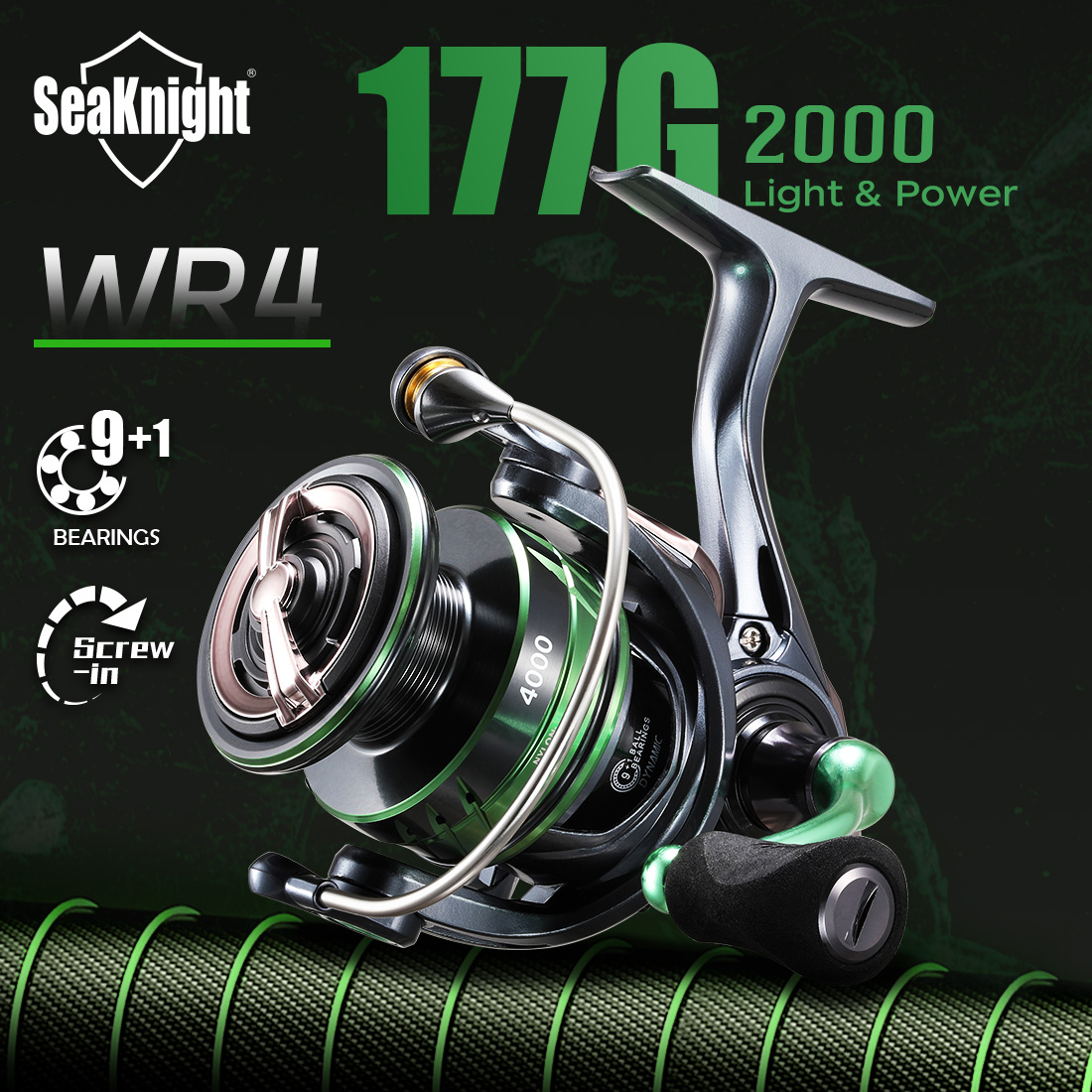 SeaKnight Merk WR4 Serie 5.2:1 - Kastking Reel Zephyr recensie en prijs